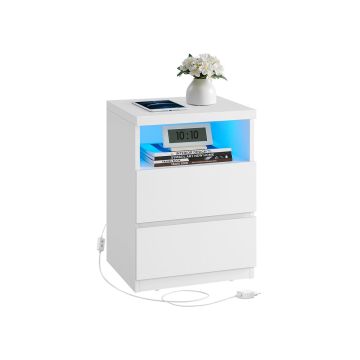 Side table 35x40x55cm., white