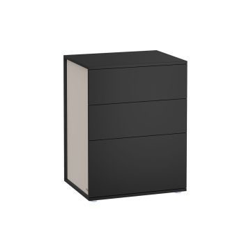 Side table 35x45x58.7cm., black