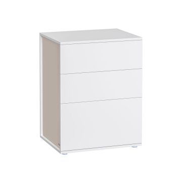 Side table 35x45x58.7cm., white