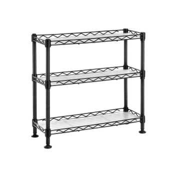 Półka kuchenna metalowa 40x15x39,5cm, czarna