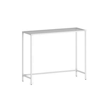 Konsola przezroczysta 35x100x80cm, biała