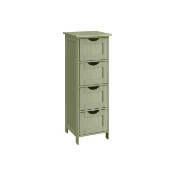 Bathroom cabinet 30x30x82cm., green