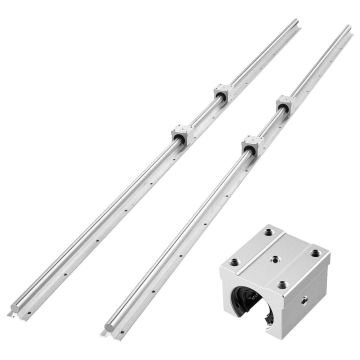 Linear rail set VEVOR SBR20-C 2000L, 2 rails and 4 slide blocks