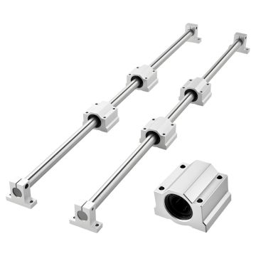 Linear guide rail set VEVOR SFC25, 2 rails and 4 slide blocks