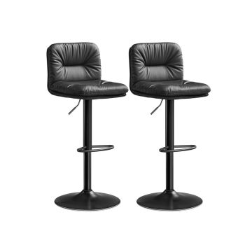 Bar stool set 47x41x110cm., black