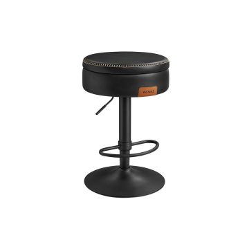 Bar stool 41x41x81cm., black