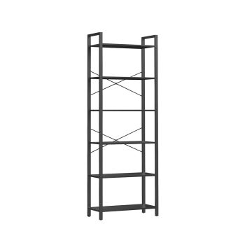 Shelf 30x66x186cm., black