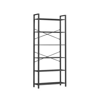 Shelf 30x80x186cm., black