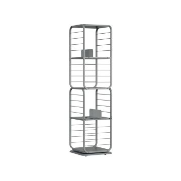 Shelf 43x43x158cm., gray