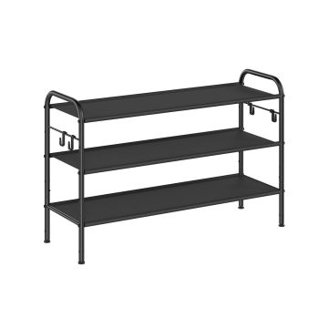 Półka na buty 28x85x53cm., czarna