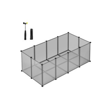 Small animal enclosure 125x63x42cm., black
