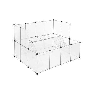 Pet enclosure, white
