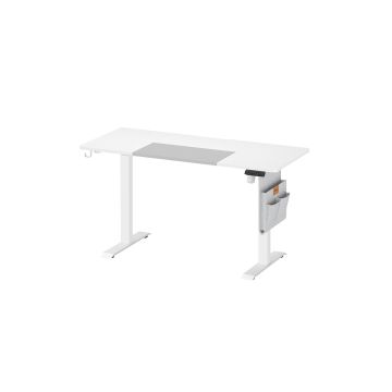 Electric height-adjustable desk 60x120x120cm., white/gray