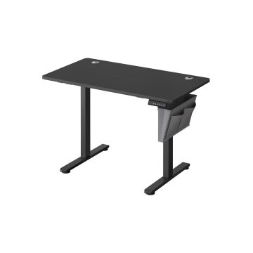 Electric height-adjustable desk 60x110x120cm., black/gray