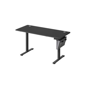 Electric height-adjustable desk 60x140x120cm., black/gray