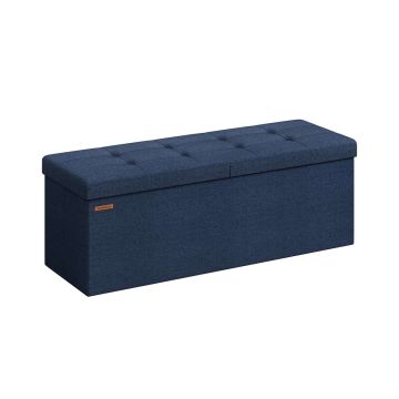 Ławka do przedpokoju 38x110x38cm, niebieska