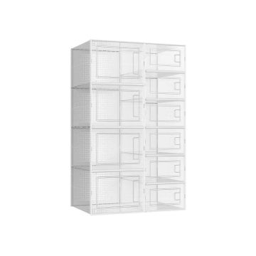 Shoe boxes, transparent, 10 pcs.