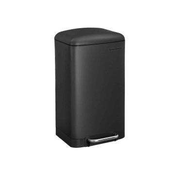Pedal bin with inner bin, black