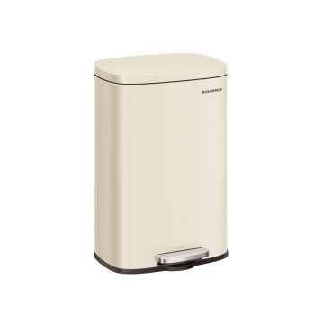 Trash can 50L., beige