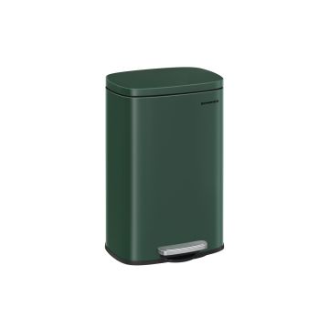 Trash can 50L., dark green