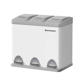 Trash can with 3 compartments LTB24WT