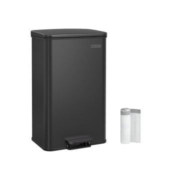 Trash can 40L, black