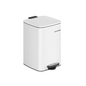 Trash can 34x28.5x40.4cm., white