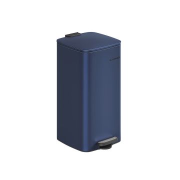Trash can 34x28.5x54.4cm., dark blue