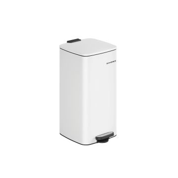 Trash can 34x28.5x54.4cm., white