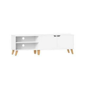TV table 160x40x50cm., white