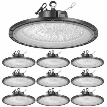 Lampy sufitowe VEVOR AR-LHB-200W, 10 szt., 360 × 360 × 90 mm