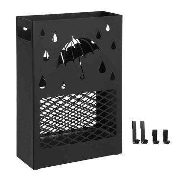 Umbrella stand with removable drip tray