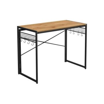 Folding desk with 8 hooks