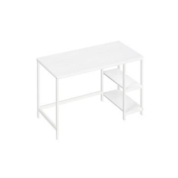 Desk with shelves 60x120x76cm., white