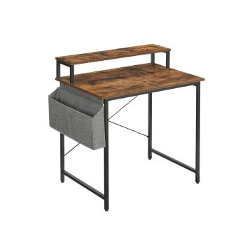 Desk with monitor stand for home office