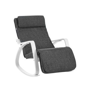 Fotel bujany LYY011G01, ciemnoszary