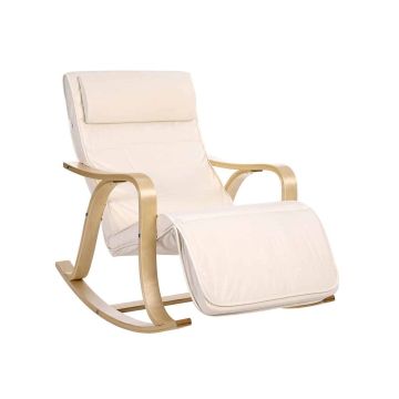 Fotel bujany LYY41M, beżowy