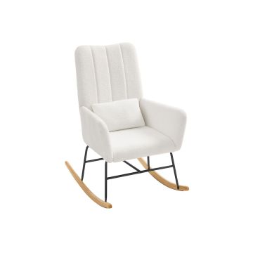 Fotel bujany 89,5x67,5x106cm, biały
