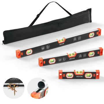 Zestaw poziomic magnetycznych VEVOR HC-D66, 3 sztuki