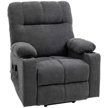 Fotel masujący Homcom 91x95x109cm., ciemnoszary