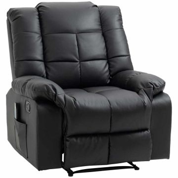 Fotel masujący Homcom 94x99x99cm., czarny