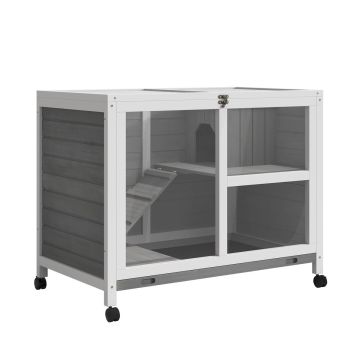 Small animal cage, two-tier, 91.5 × 53.3 × 73 cm
