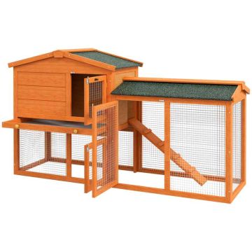 Small animal cage PawHut 150x45x85cm., brown