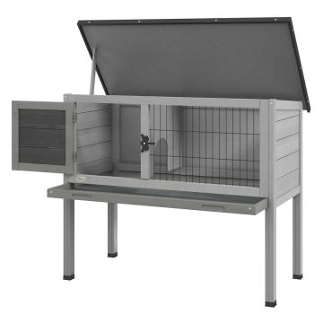 Small animal cage PawHut 84x43x70cm., gray