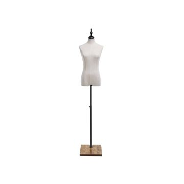 Height-adjustable mannequin, white