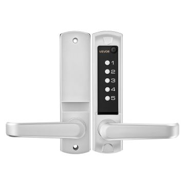 Mechanical keyless door lock VEVOR OL-5051D-BK-03, one-sided keypad, 17 × 20 × 8.7 cm