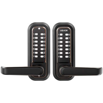 Mechanical door lock VEVOR OL-209S3-BK-07, double-sided keypad