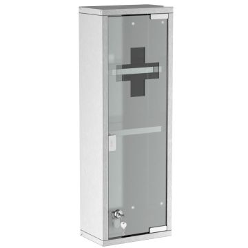 Medical cabinet Kleankin 20x12x58cm., silver color