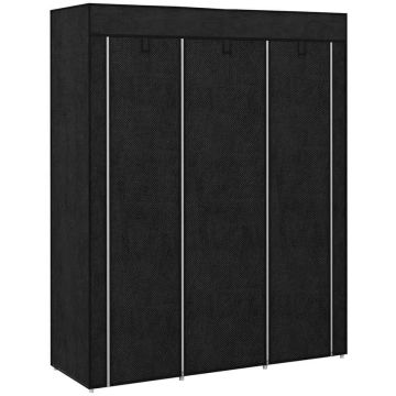 Szafa materiałowa Homcom 125x43x162,5cm., czarna