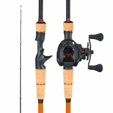 Fishing rod and reel set VEVOR IM7 V1-702B-MHF-R, 7+1 bearings, 2130 × 130 × 100 mm